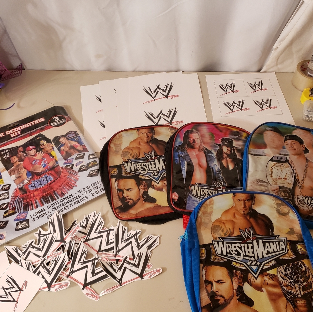 WWE WRESTLING PARTY PACK #3 PT7